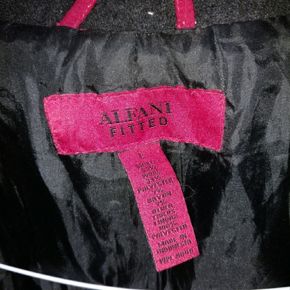 Alfani grey heavy wool coat - Picture 3 of 4